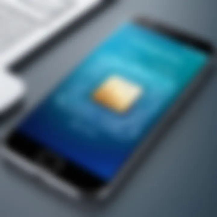 A smartphone displaying network settings and SIM information