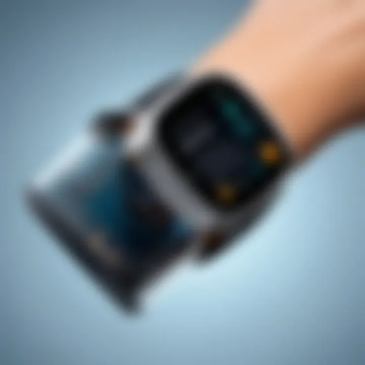 An illustration of wearable devices by Actigraph in use