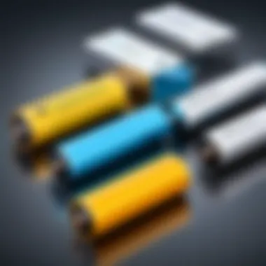 The Evolution of Lithium-Ion Battery Technology Illustration depicting the evolution of lithium-ion battery technology