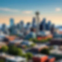 Seattle skyline showcasing technology growth