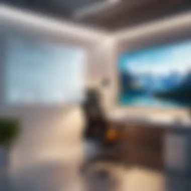 Creating a Reflective Environment A reflective workspace with inspirational quotes on the wall