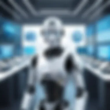 Automated Society Concept Concept art depicting a society influenced by automation