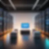 Conceptual representation of AWS staging environments