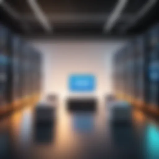 Conceptual representation of AWS staging environments