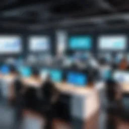Creative workspace showcasing collaboration and innovation