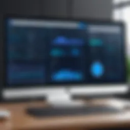 User interface of database software on Mac