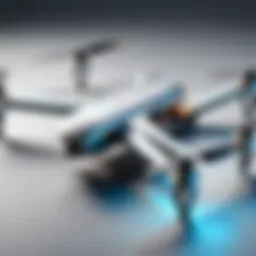 Structural design of a UAV showcasing aerodynamics and stability features