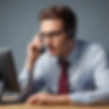 Mastering the Art of Phone Interview Success Illustration of a candidate acing a phone interview