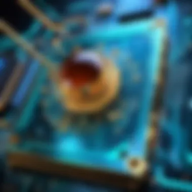 Quantum Computing Concepts Conceptual illustration of quantum computing