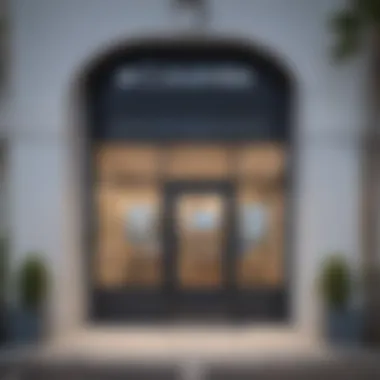 Exclusive Entry to Columbia Employee Store Columbia Employee Store Front Entrance