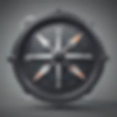 Compass of Choosing Tips Expert tips for choosing the right insurance plan depicted as a compass guiding the way