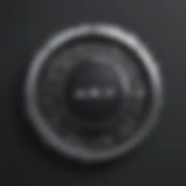 Tech Protection Shield and Gear Abstract concept of tech protection with shield and gear