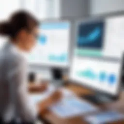 Businesswoman Reviewing Documents