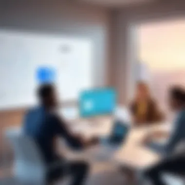 Remote Team Collaboration Diverse team collaborating remotely