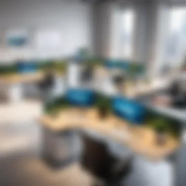 Flexible Workspace for Enhanced Productivity Flexible workspace design promoting productivity