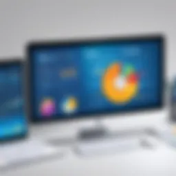 Visual representation of web analytics tools