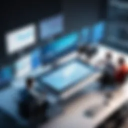 Dynamic team collaboration in a tech environment