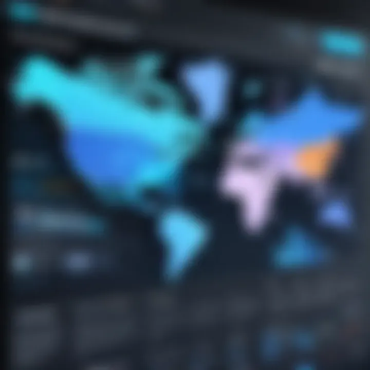 Chart displaying market influence and growth trends of major security companies in the USA.