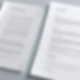 Illustration of contractual agreement concept