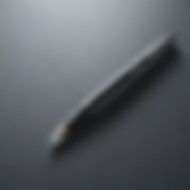 Sleek Fountain Pen Elegance Illustration of a sleek fountain pen on a desk
