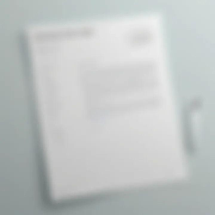 Structured Resignation Letter Format