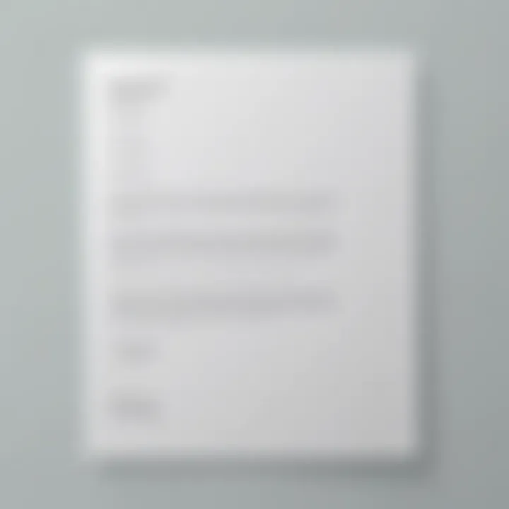Elegant Resignation Letter Template