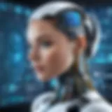 AI algorithms analyzing video footage