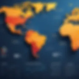 Geographical distribution of software engineer salaries