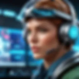 Illustration of gaming company vision conceptualization