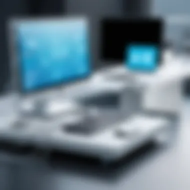 Technology Integration in Healthcare Cutting-edge technology being utilized in a healthcare setting.