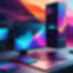 Abstract representation of UX design trends
