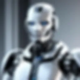 A sleek robot showcasing advanced robotics technology