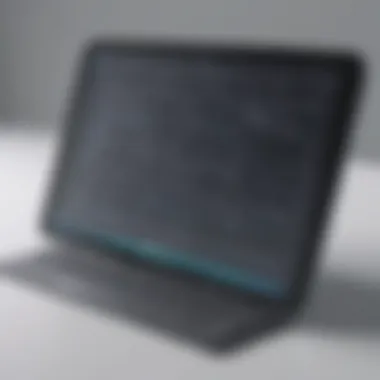 Coding on Digital Tablet Illustration of a digital tablet displaying lines of code