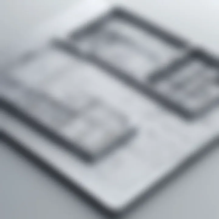 An example of a wireframe design created using leading prototyping tools.