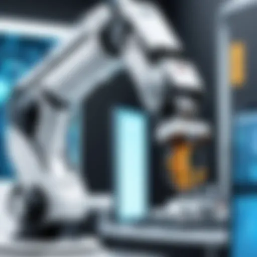 A robotic arm performing intricate tasks in a lab setting