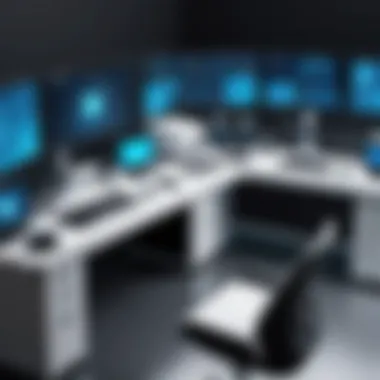 Advanced Robotics Workstation An advanced robotics workstation with multiple devices