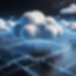 Visual representation of cloud architecture.