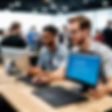 Connections to Employers: Job Fair for Bootcamp Graduates A job fair showcasing tech companies looking for coding bootcamp graduates