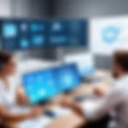 Virtual team brainstorming session
