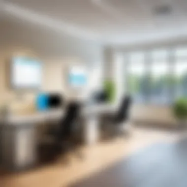 Innovative Healthcare Office Environment A modern healthcare office in Ann Arbor