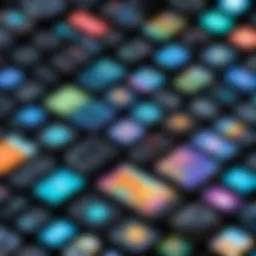 A collage of various mobile gaming platforms showcasing their interfaces and features