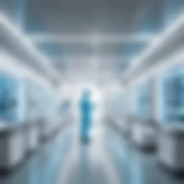 Cleanroom Operations in Biotechnology A scientist working in a cleanroom environment