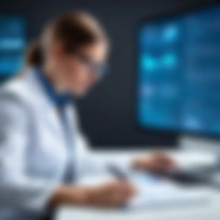 A regulatory specialist reviewing compliance documents