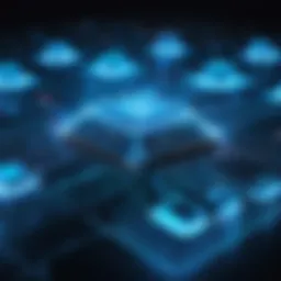 Visual representation of DDoS attack vectors
