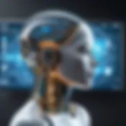 A futuristic view of artificial intelligence integrated into everyday life