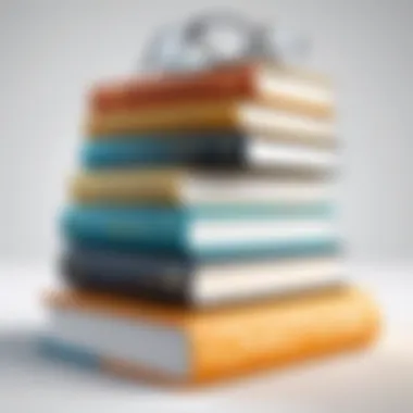 Continuous Learning in Technology A stack of books symbolizing continuous learning in tech