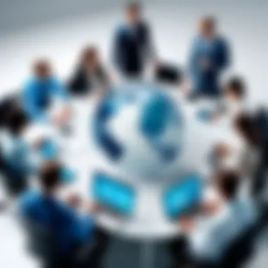 Virtual Teamwork Dynamics A conceptual image of virtual meetings and teamwork