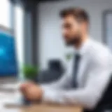 Professional Sales Candidate in Interview