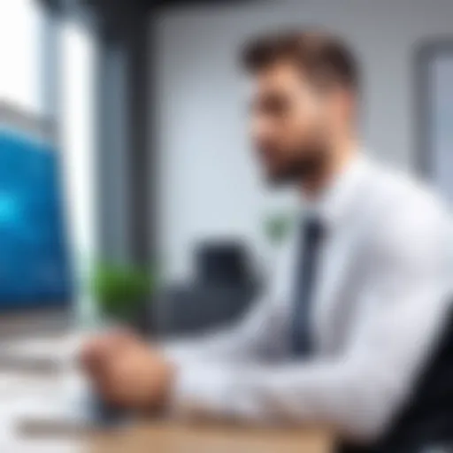 Professional Sales Candidate in Interview