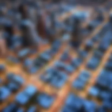 Aerial View of Seattle's Tech District Aerial view of Seattle's tech district